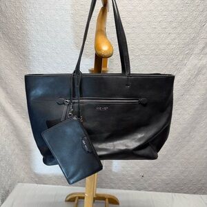 Nine West Black Tote Bag with Pouch